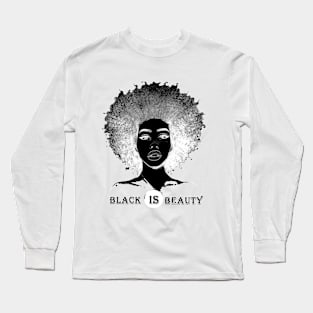 BEAUTY IS BLACK Long Sleeve T-Shirt